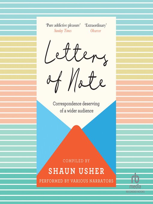 Title details for Letters of Note by Shaun Usher - Available